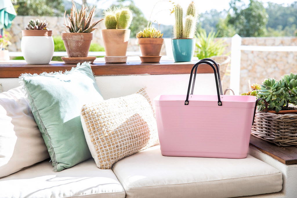 Bolso Hinza Green Plastic - Grande - Rosado4