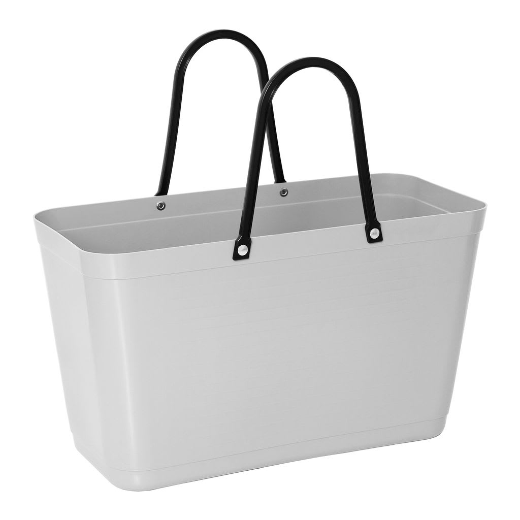 Bolso Hinza Green Plastic - Grande - Gris Claro1