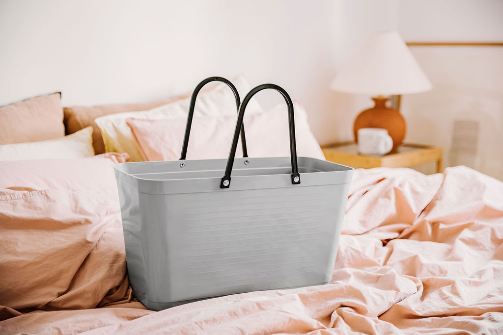 Bolso Hinza Green Plastic - Grande - Gris Claro4