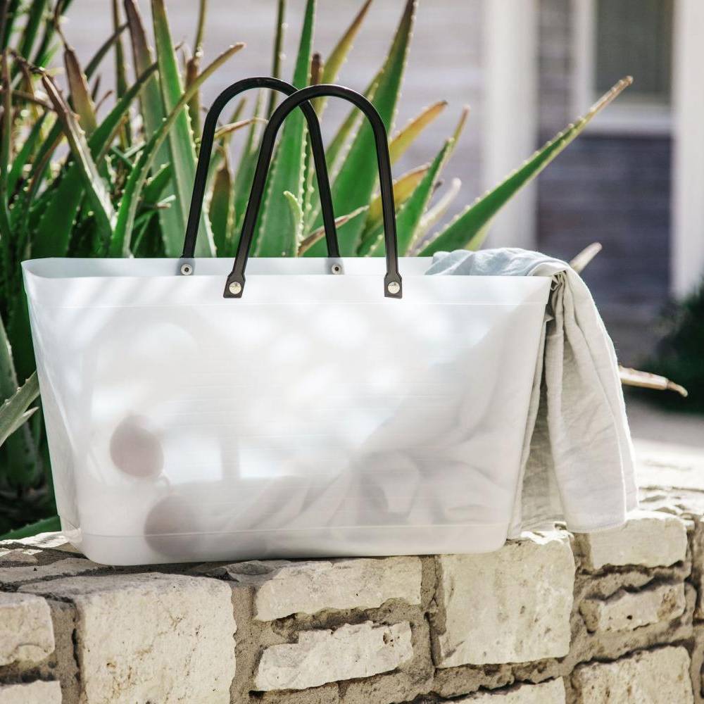 Bolso Hinza Green Plastic - Grande - Transparente3