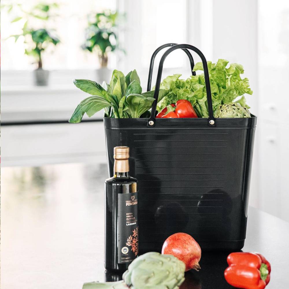 Bolso Hinza Plastico Reciclado - Alto - Negro2