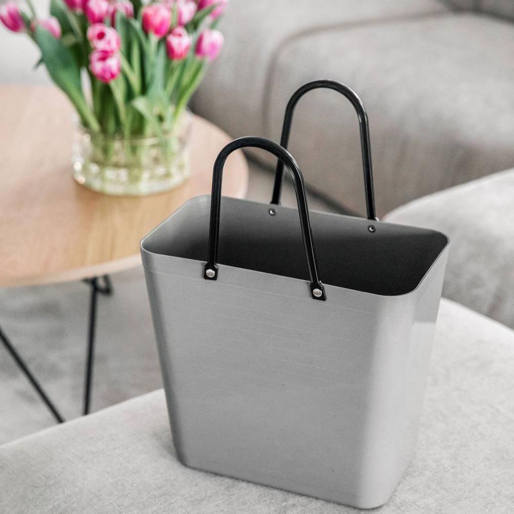 Bolso Hinza Plastico Reciclado - Alto - Gris4
