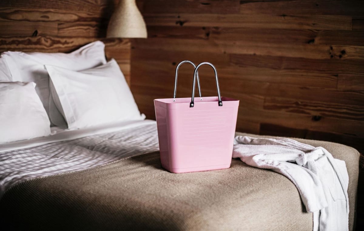 Bolso Hinza Plastico Reciclado - Alto - Rosado5