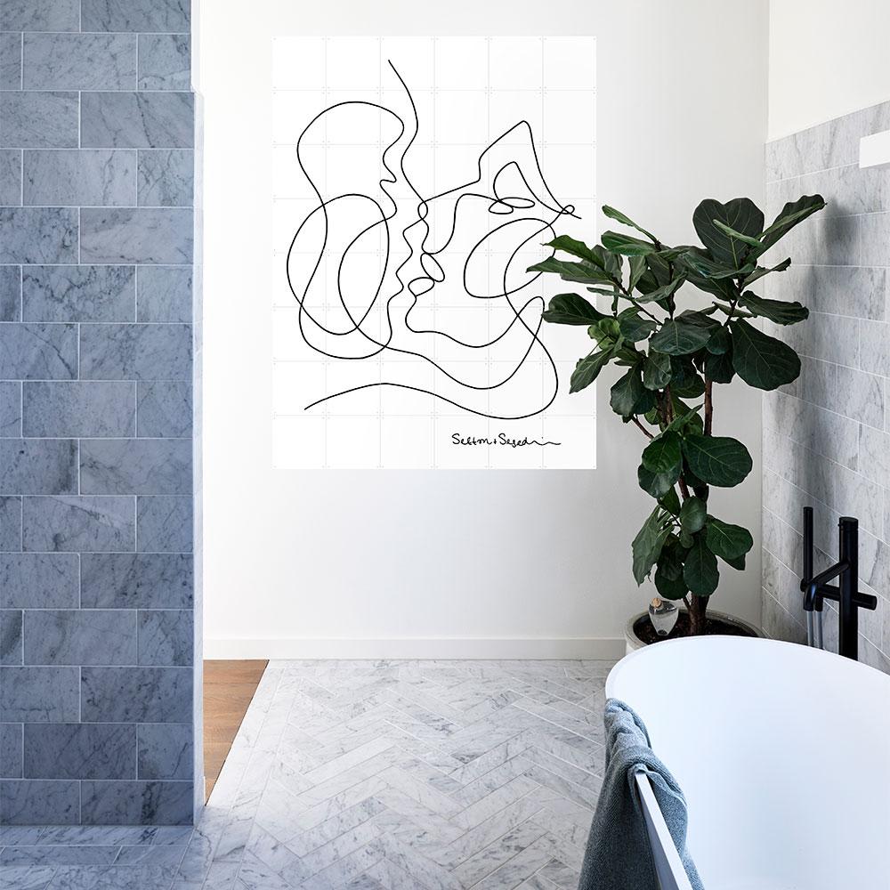 Mural IXXI The Kissing - Large2