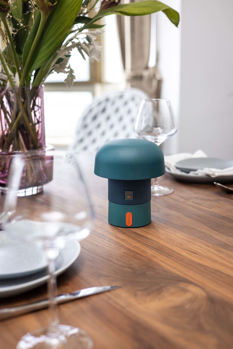 Lámpara Portátil Sensa Play Mini con Parlante JBL - Deep Aquamarine14