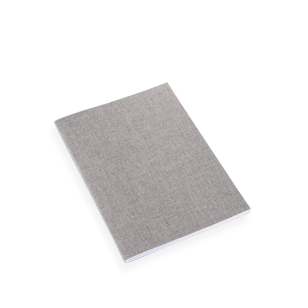 Cuaderno Cosido 150x210 sin línea - Gris Claro1