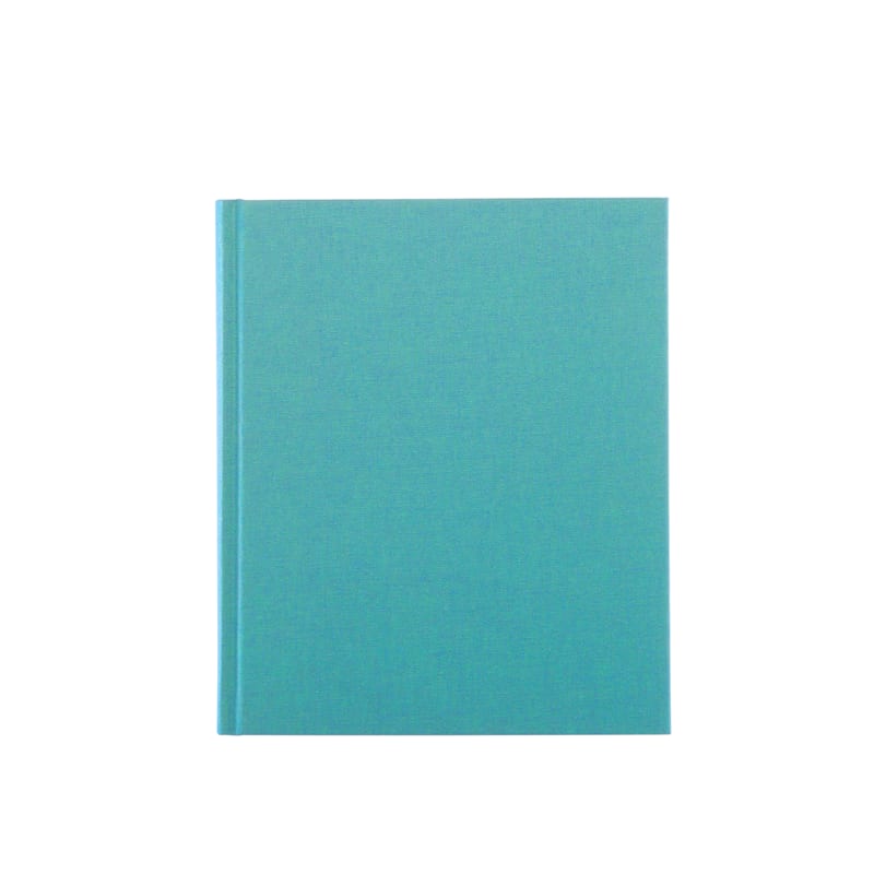 CUADERNO DE TAPA DURA - 17x20 cm - Con Linea - Turquesa.4