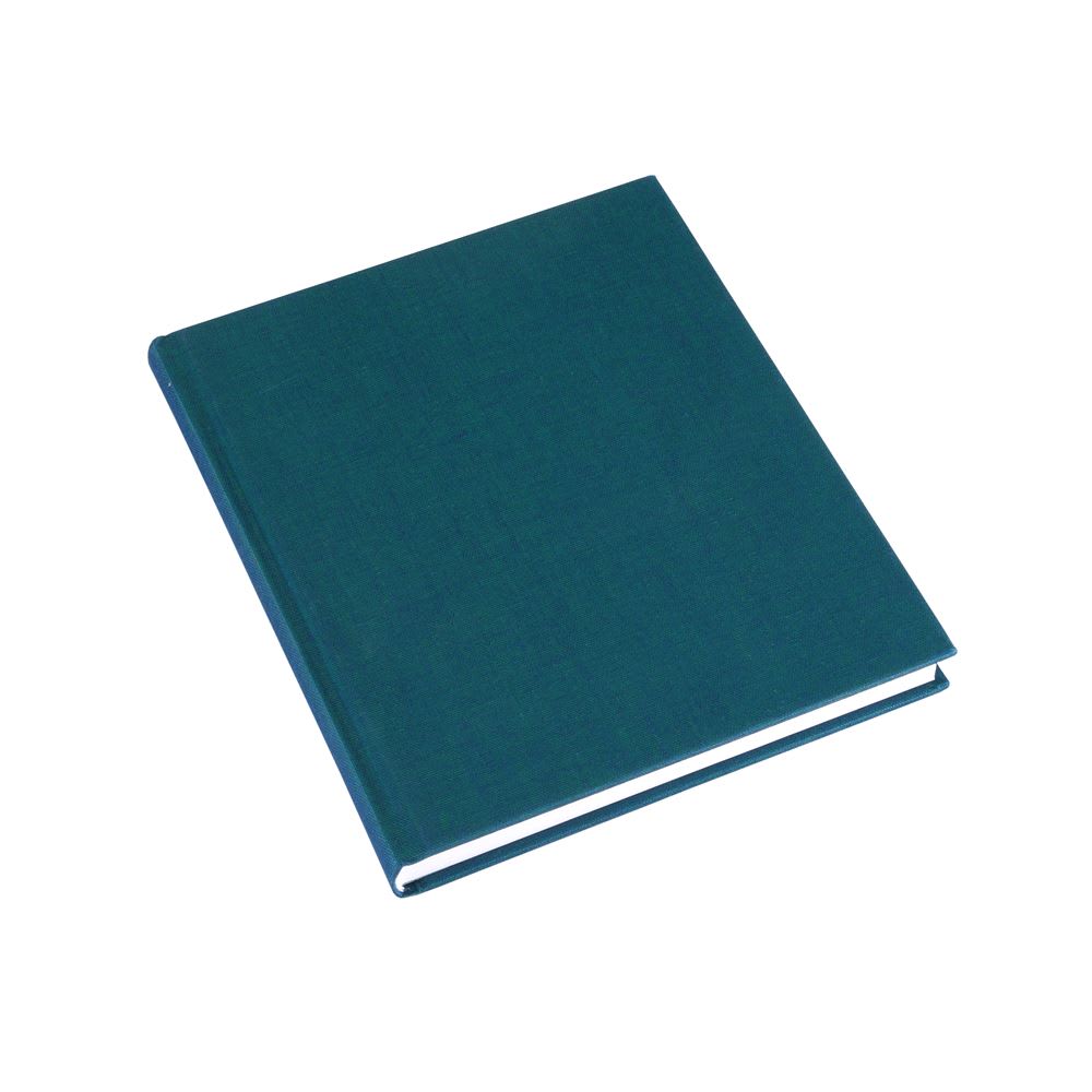 CUADERNO DE TAPA DURA - 17x20 cm - Sin Linea - Verde Esmeralda1