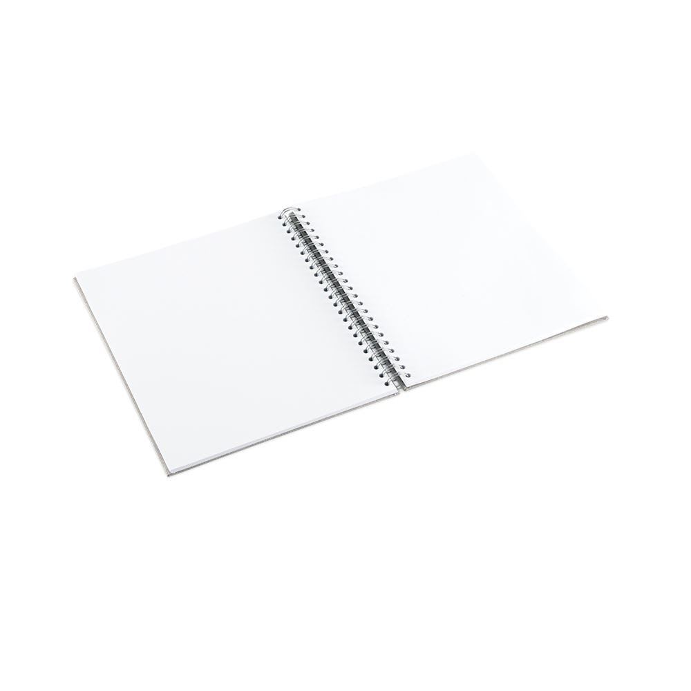 CUADERNO DE ANILLAS - 17x20 cm - Con Linea - Gris Claro2
