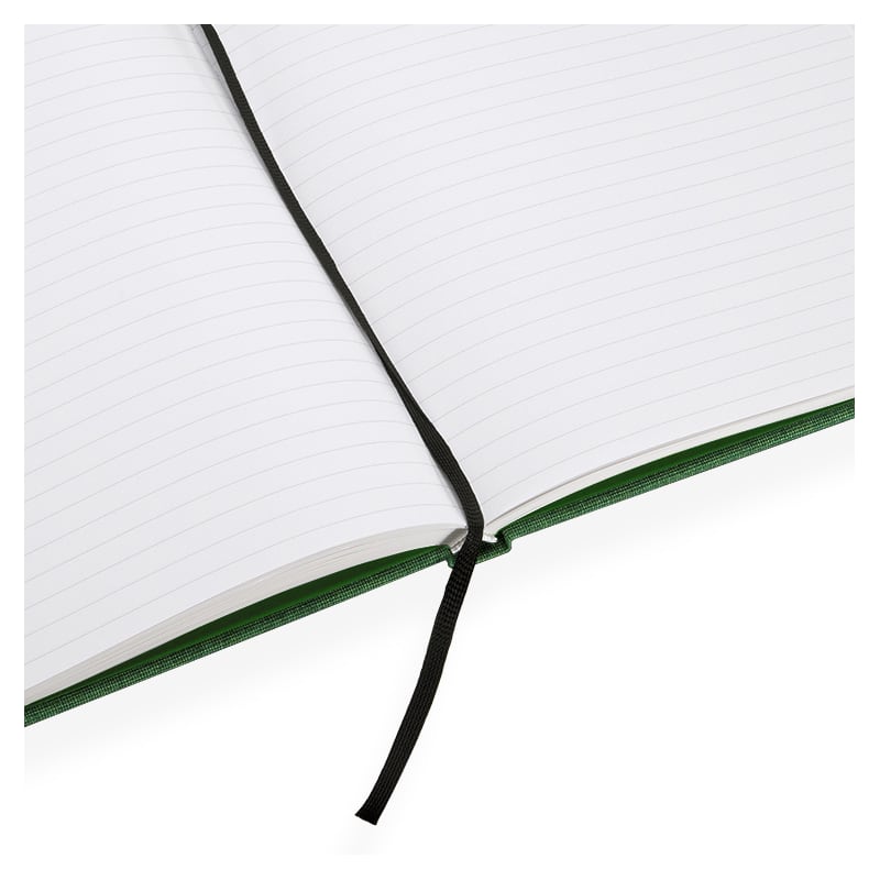 CUADERNO DE TAPA DURA - 21x24 cm - Con Linea - Verde2