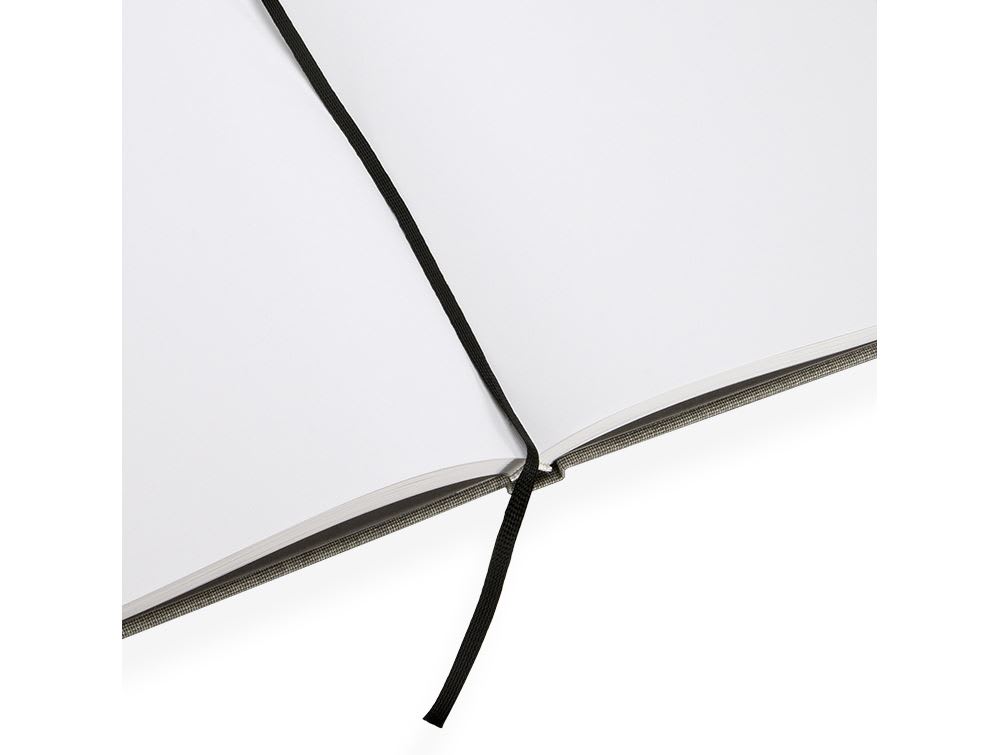 CUADERNO DE TAPA DURA - 21x24 cm - Sin Linea - Gris Claro2