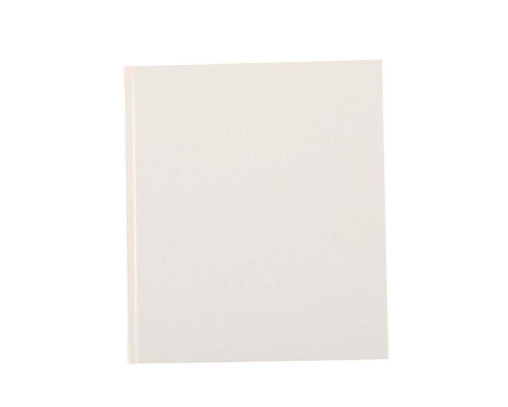 CUADERNO DE TAPA DURA - 21x24 cm - Sin Linea - Marfil2