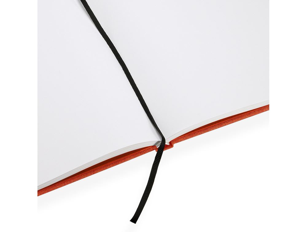 CUADERNO DE TAPA DURA - 21x24 cm - Sin Linea - Naranja2