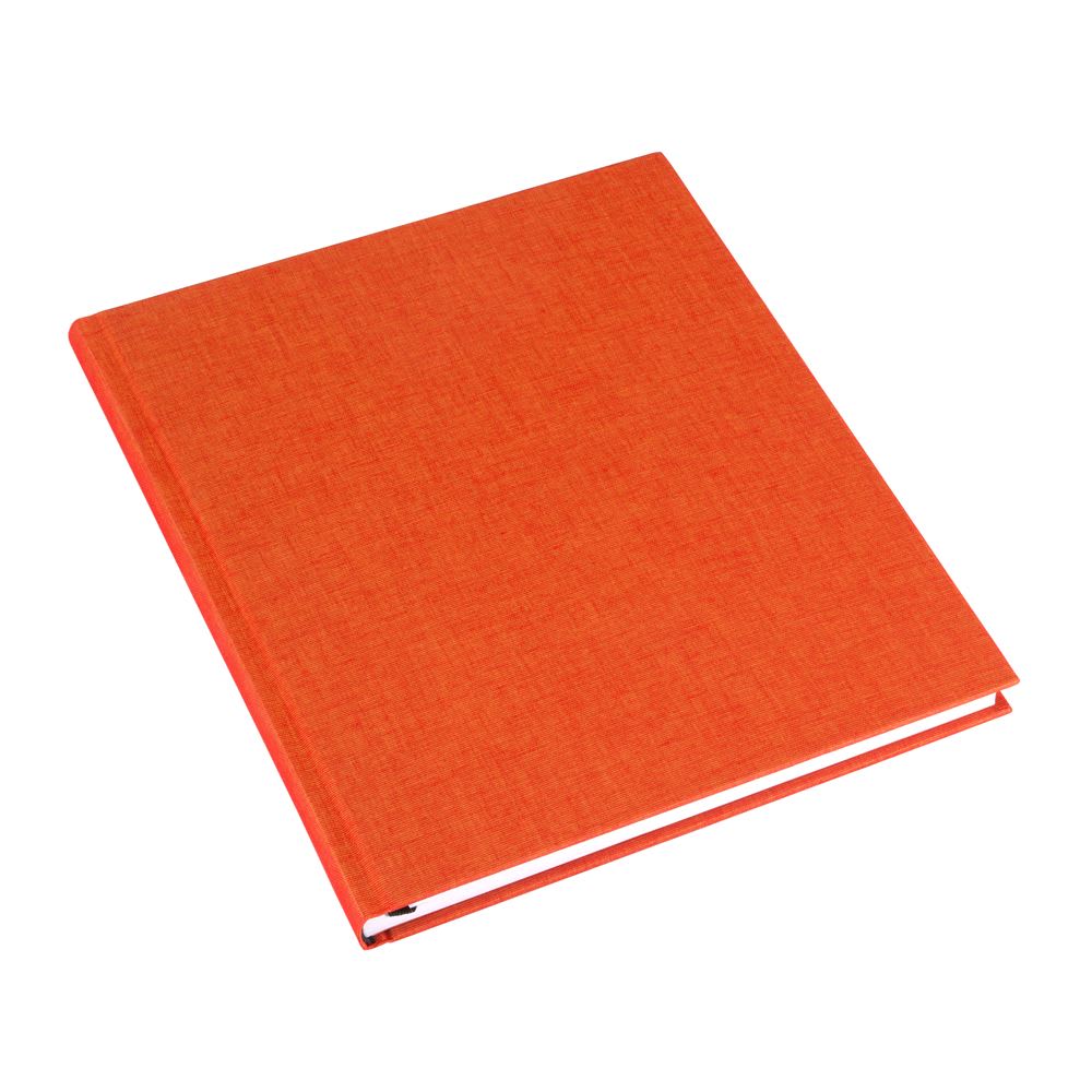 CUADERNO DE TAPA DURA - 21x24 cm - con Linea - Naranja1