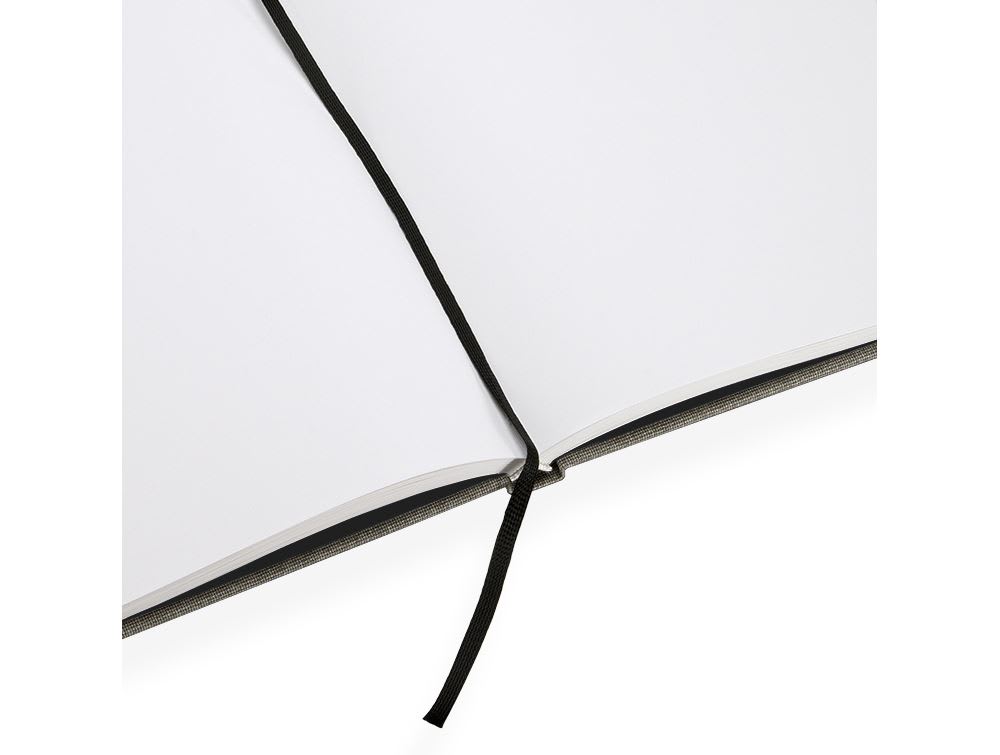 CUADERNO DE TAPA DURA - 21x24 cm - Sin Linea - Gris Oscuro2