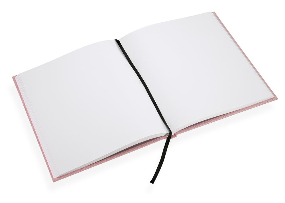 CUADERNO DE TAPA DURA - 17x20 cm - Sin Linea - Rosado2
