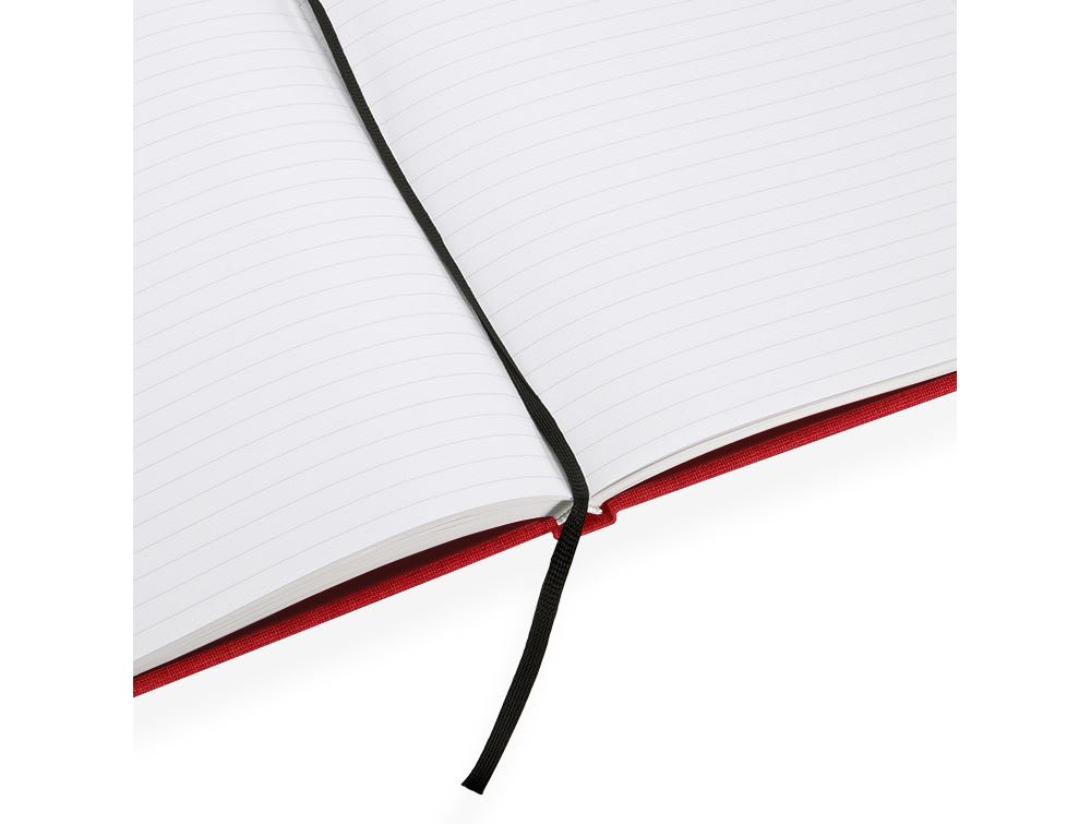 CUADERNO DE TAPA DURA - 21x24 cm - con Linea - Rojo Rosa2