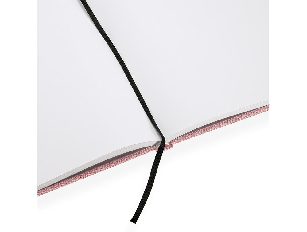 CUADERNO DE TAPA DURA - 21x24 cm - Sin Linea - Rosado Claro2