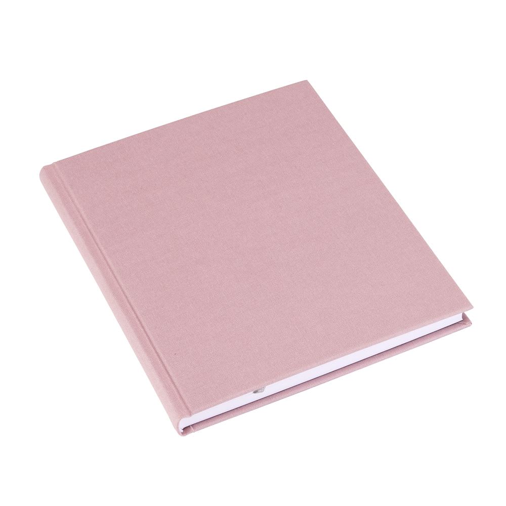CUADERNO DE TAPA DURA - 21x24 cm - con Linea - Rosado Claro1