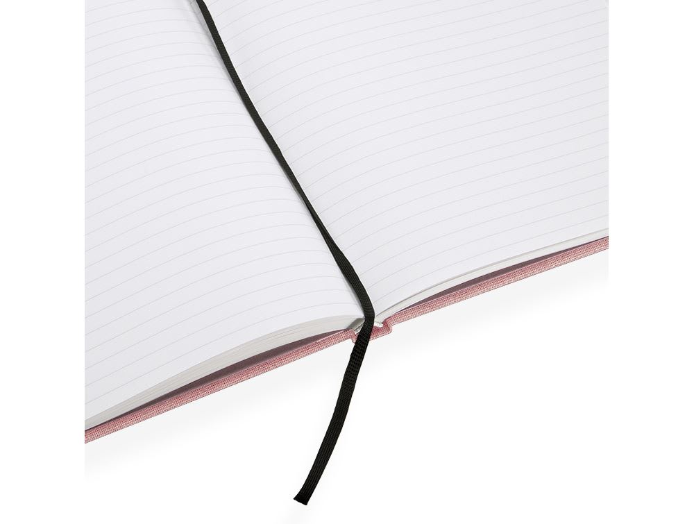 CUADERNO DE TAPA DURA - 21x24 cm - con Linea - Rosado Claro2