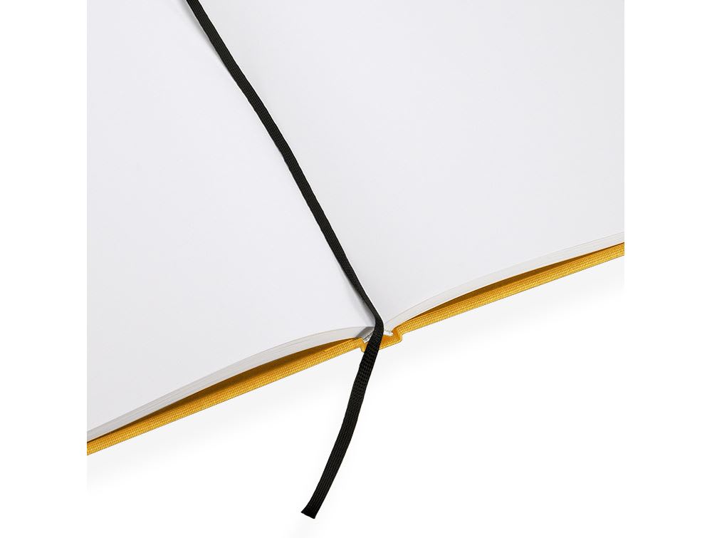 CUADERNO DE TAPA DURA - 21x24 cm - Sin Linea - Amarillo2