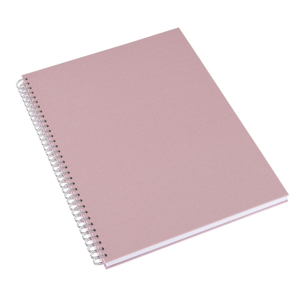 CUADERNO DE ANILLAS - A4 - Con Linea - Rosado Claro1