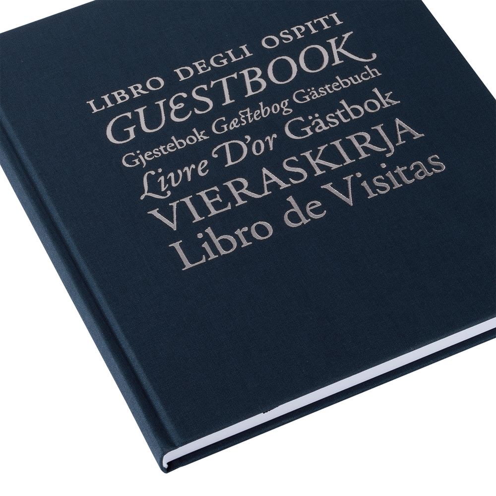 CUADERNO DE VISITA Guests&Friends - 21x24 cm - Azul Marino2