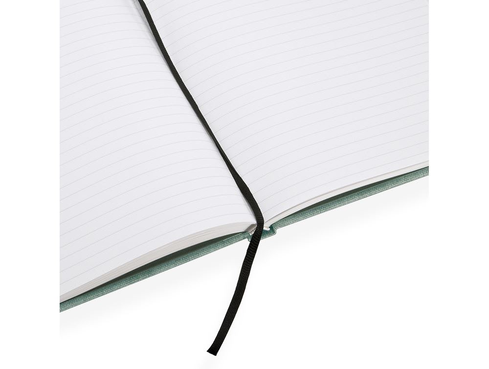 CUADERNO DE TAPA DURA - 21X20 CM - Con Linea - Verde Claro2