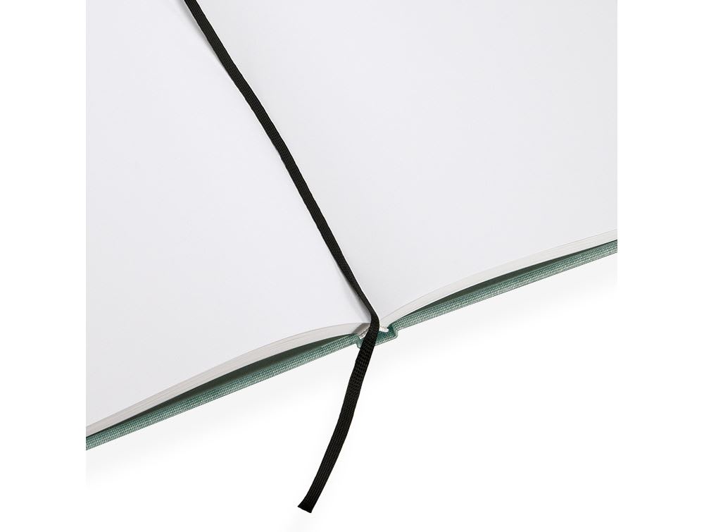 CUADERNO DE TAPA DURA - 21X20 CM - Sin Linea - Verde Claro2