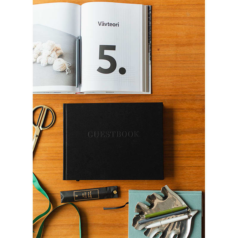 CUADERNO DE VISITA Guests&Friends - 29x22 cm - Negro2