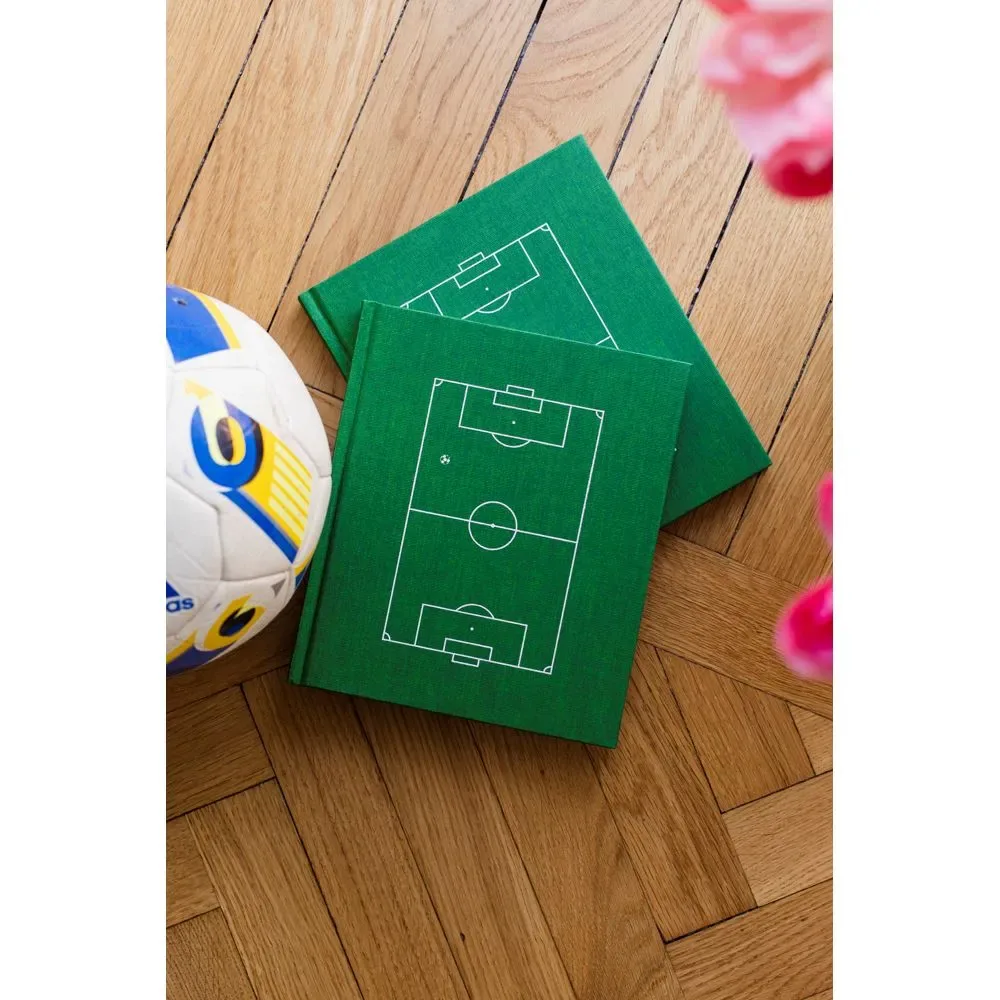 CUADERNO DE TAPA DURA - 17x20 cm - Sin Linea - Futbol2