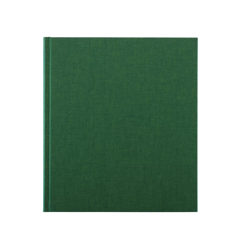 CUADERNO DE TAPA DURA - 21x24 cm - Sin Linea - Verde duo1