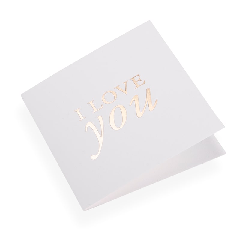 Tarjeta - I love you Dorado3