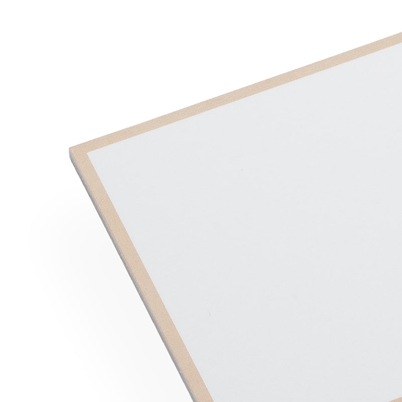 Tarjeta Blanca con Borde crema - 125x93 cm4