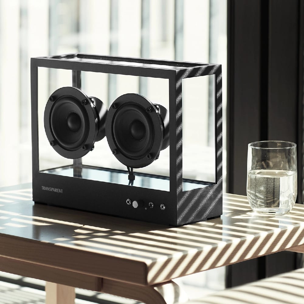 Transparent Speaker - Pequeño Negro2