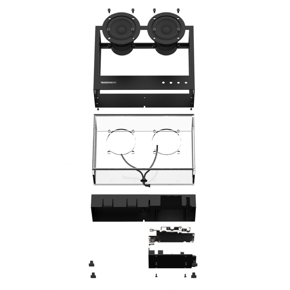 Transparent Speaker - Pequeño Negro3