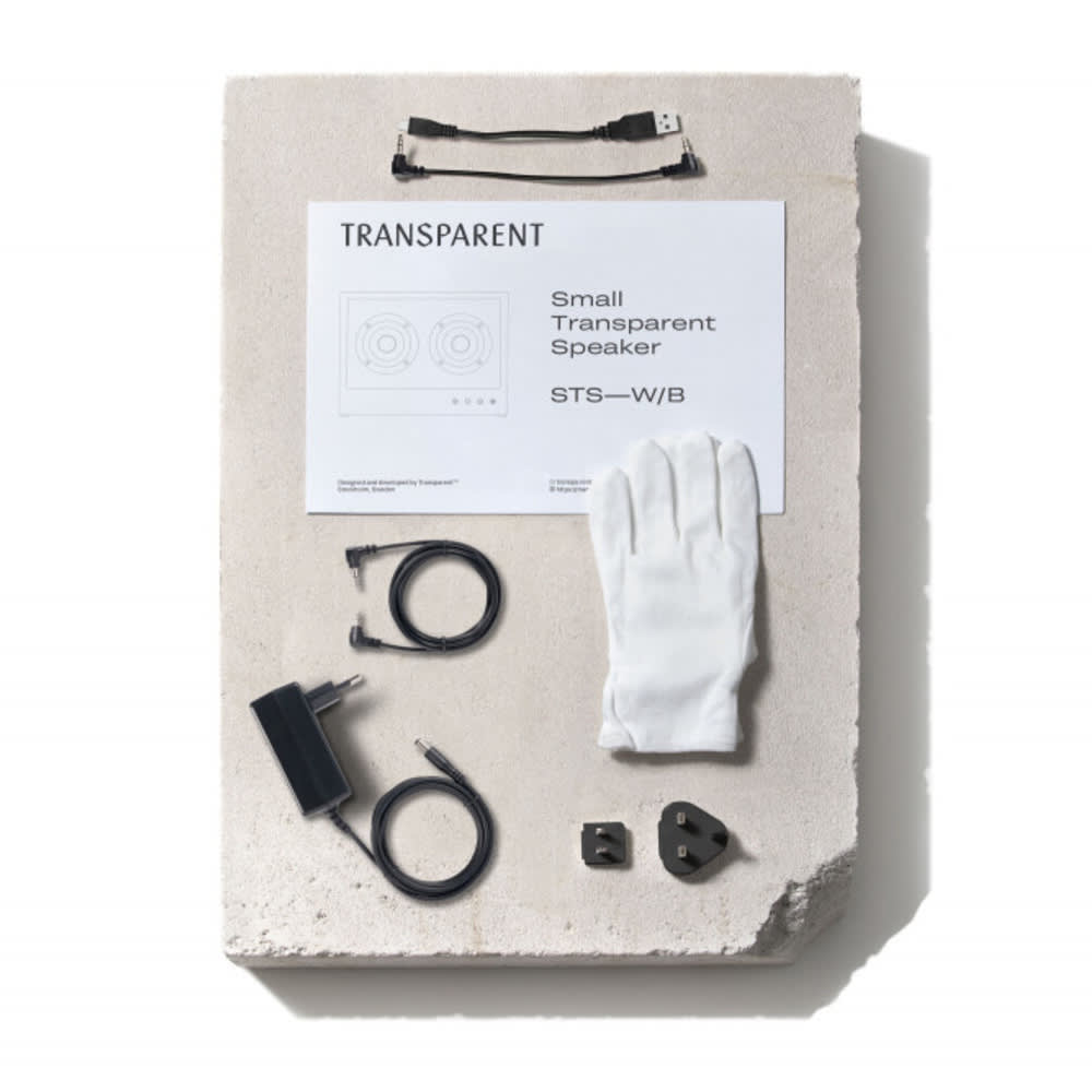 Transparent Speaker - Pequeño Negro7