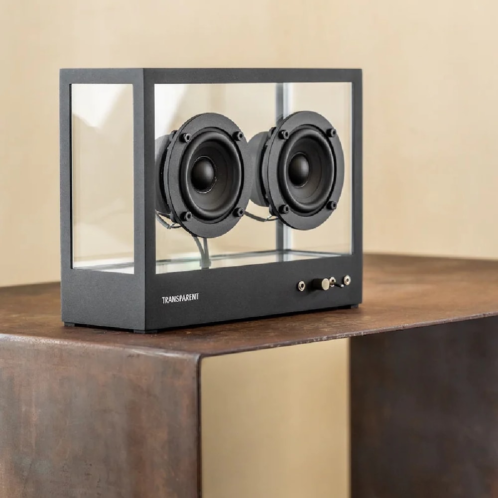 Transparent Speaker - Pequeño Negro8