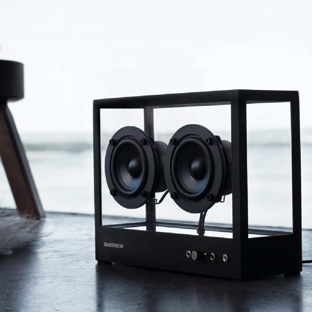 Transparent Speaker - Pequeño Negro10