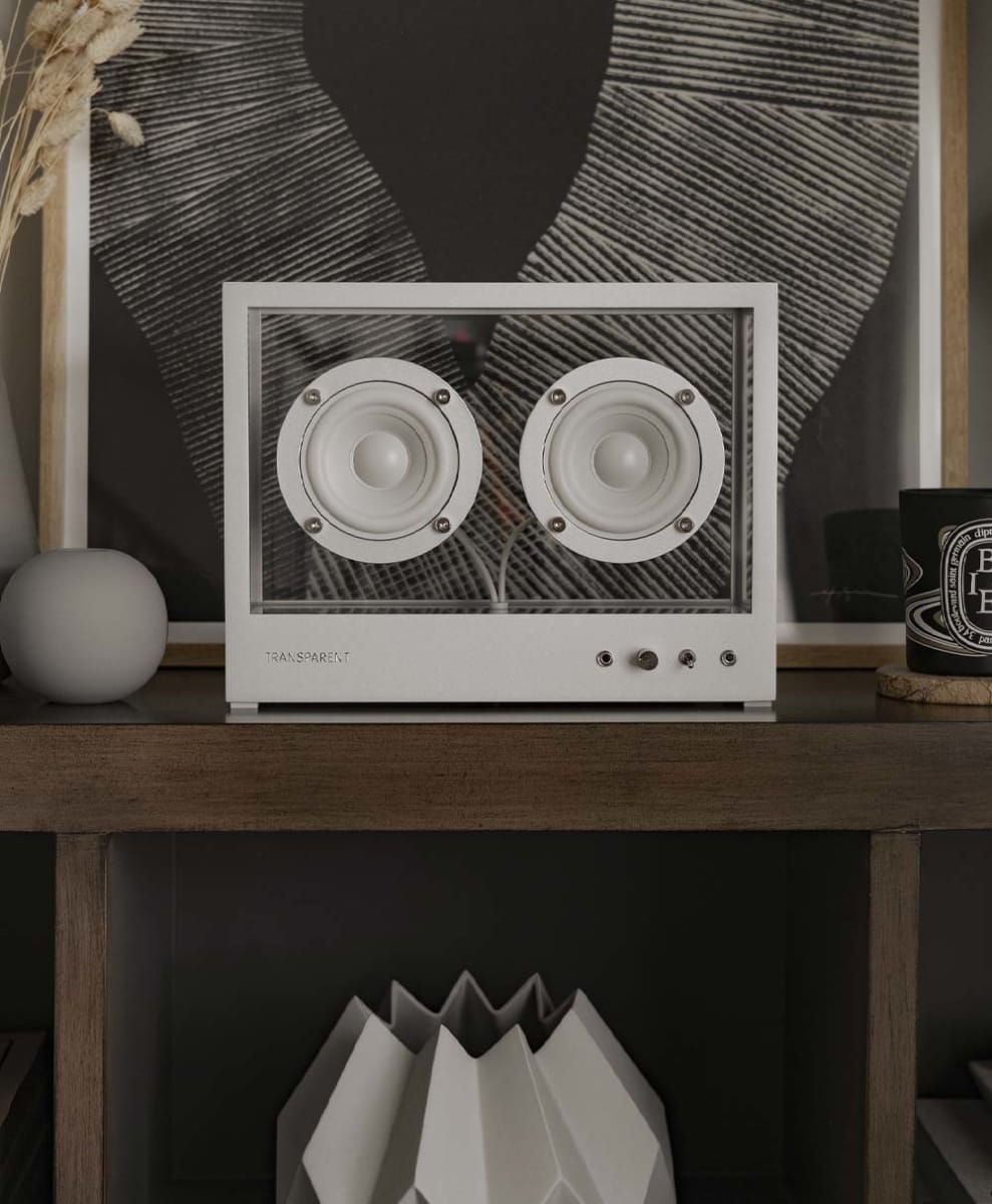 Transparent Speaker - Pequeño Metal3