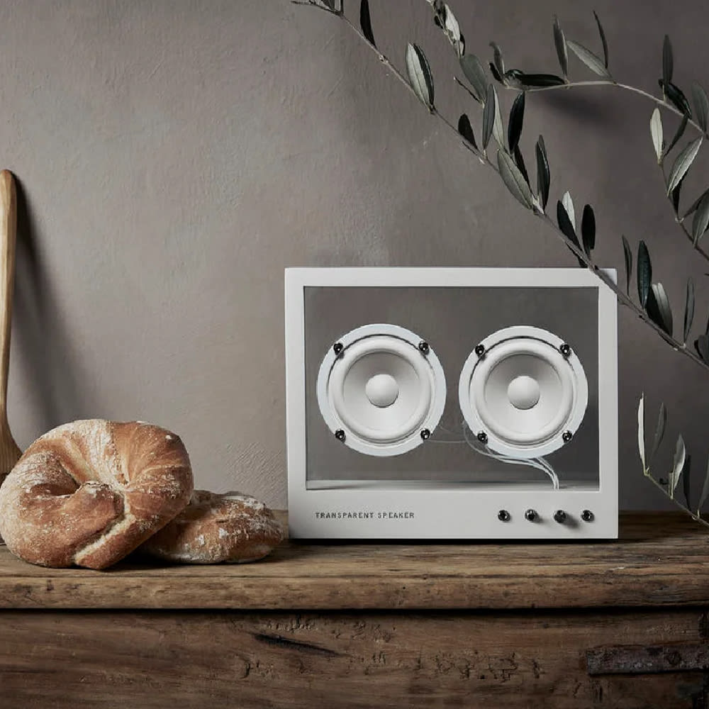 Transparent Speaker - Pequeño Blanco3