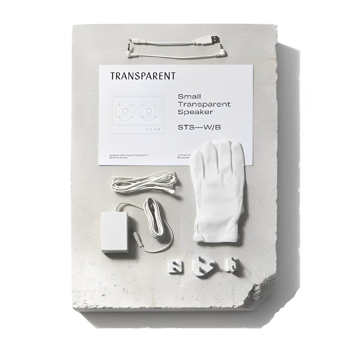 Transparent Speaker - Pequeño Blanco8