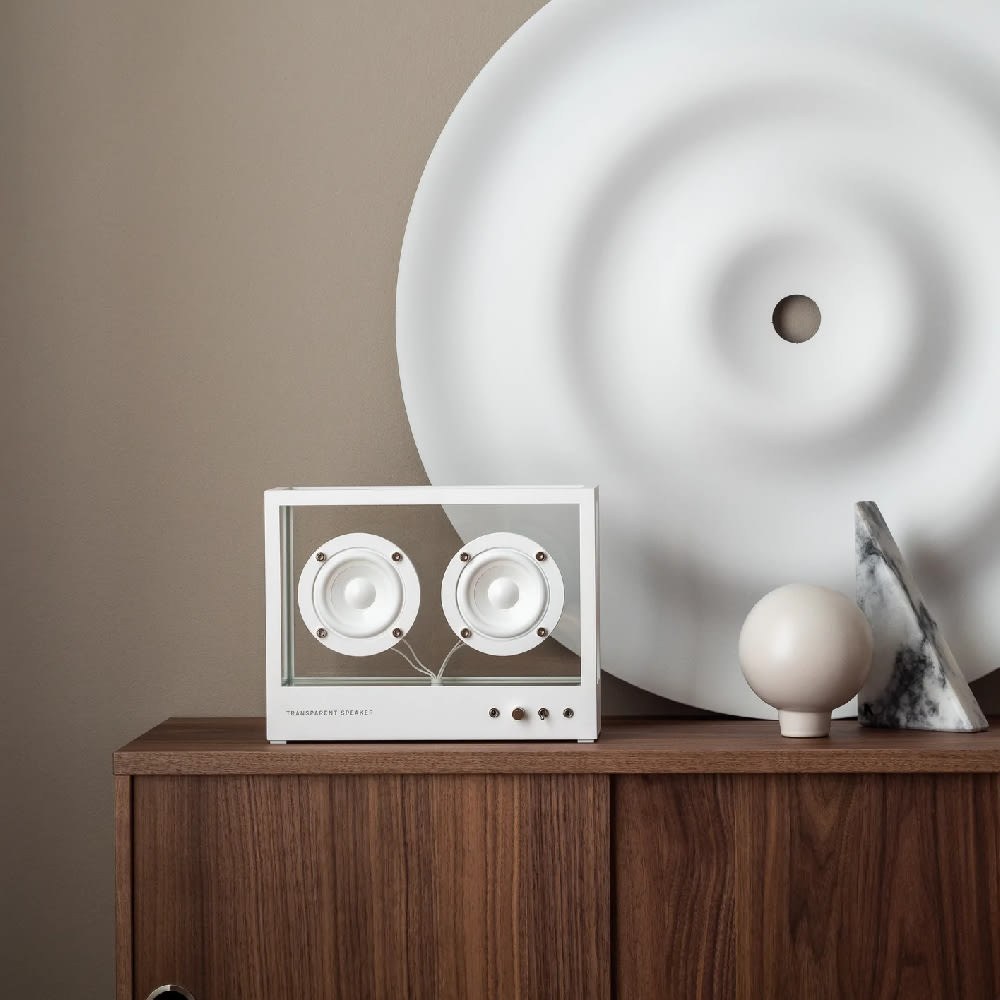 Transparent Speaker - Pequeño Blanco9