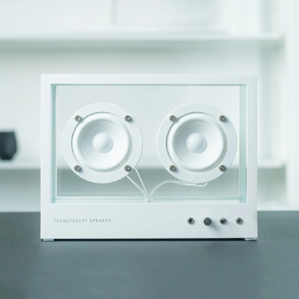Transparent Speaker - Pequeño Blanco11