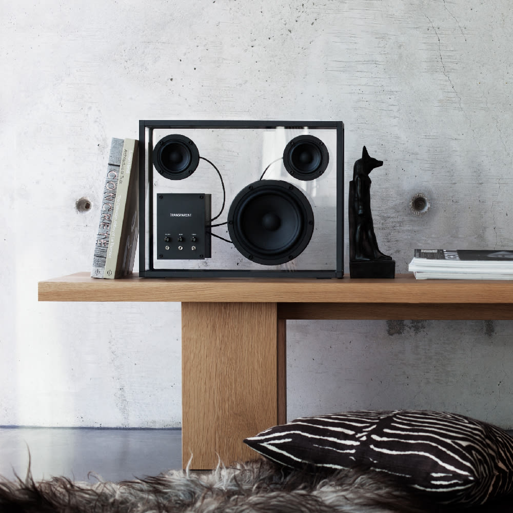 Transparent Speaker - Negro4