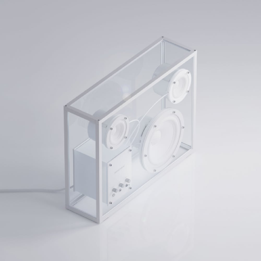 Transparent Speaker - Blanco4