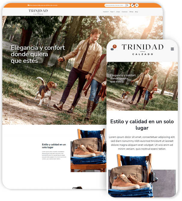 Plantilla de Ecommerce Trinidad pop