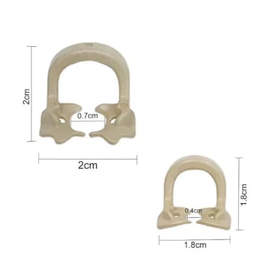 Clamps Resina 4 unidades