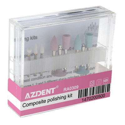 Kit de pulido composite / resina (9 uds.)