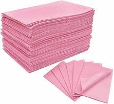 Babero / Servilleta dental Rosado (500 uds)1